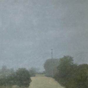 Painting Of A Country Road In Fog